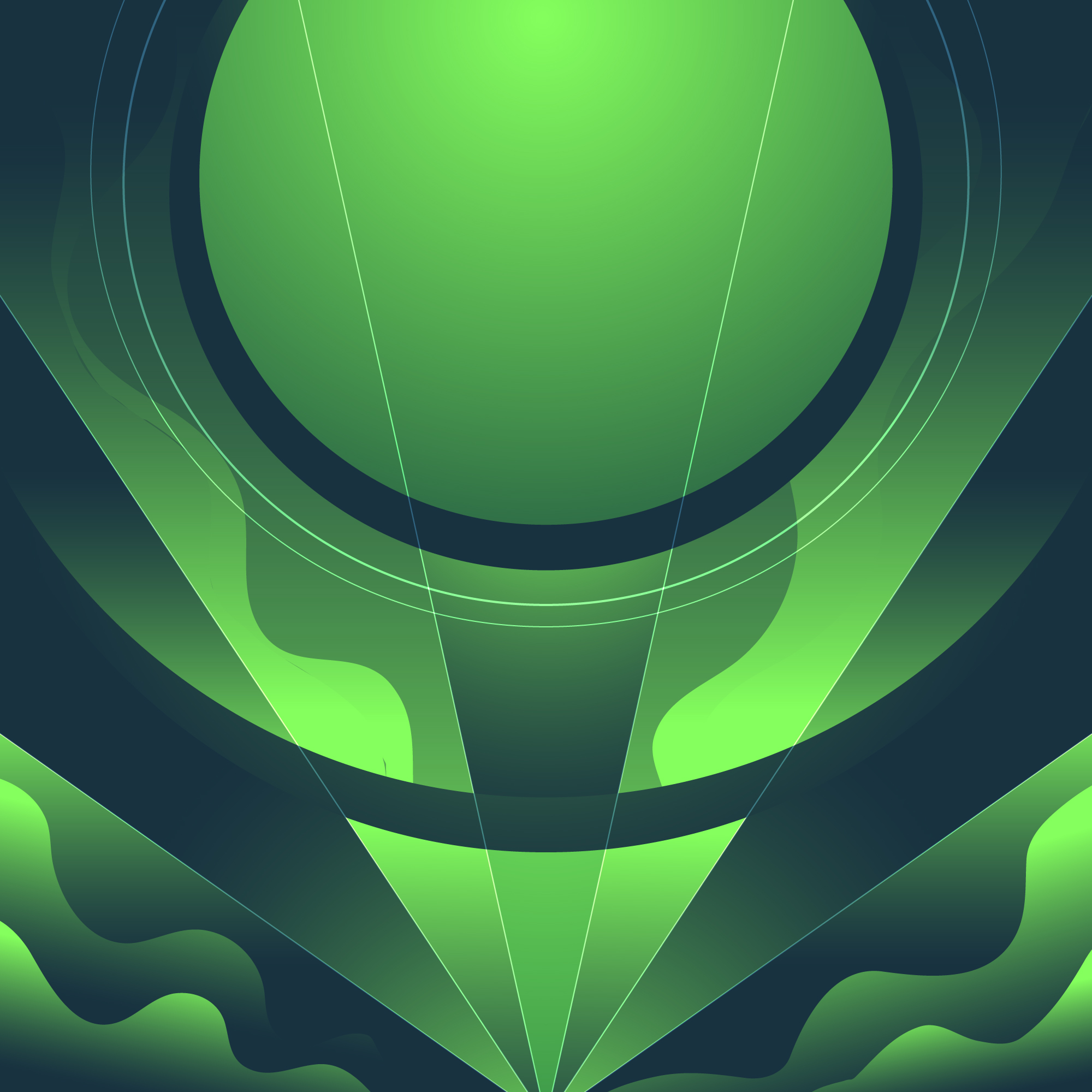 Green Wave Background 2863005 Vector Art at Vecteezy