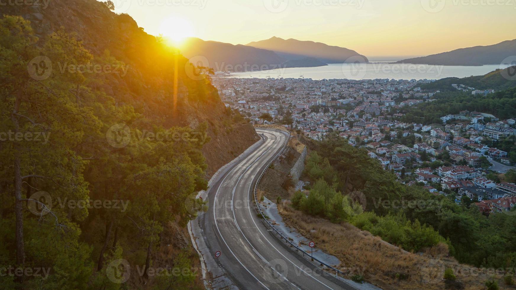 amanecer sobre marmaris foto