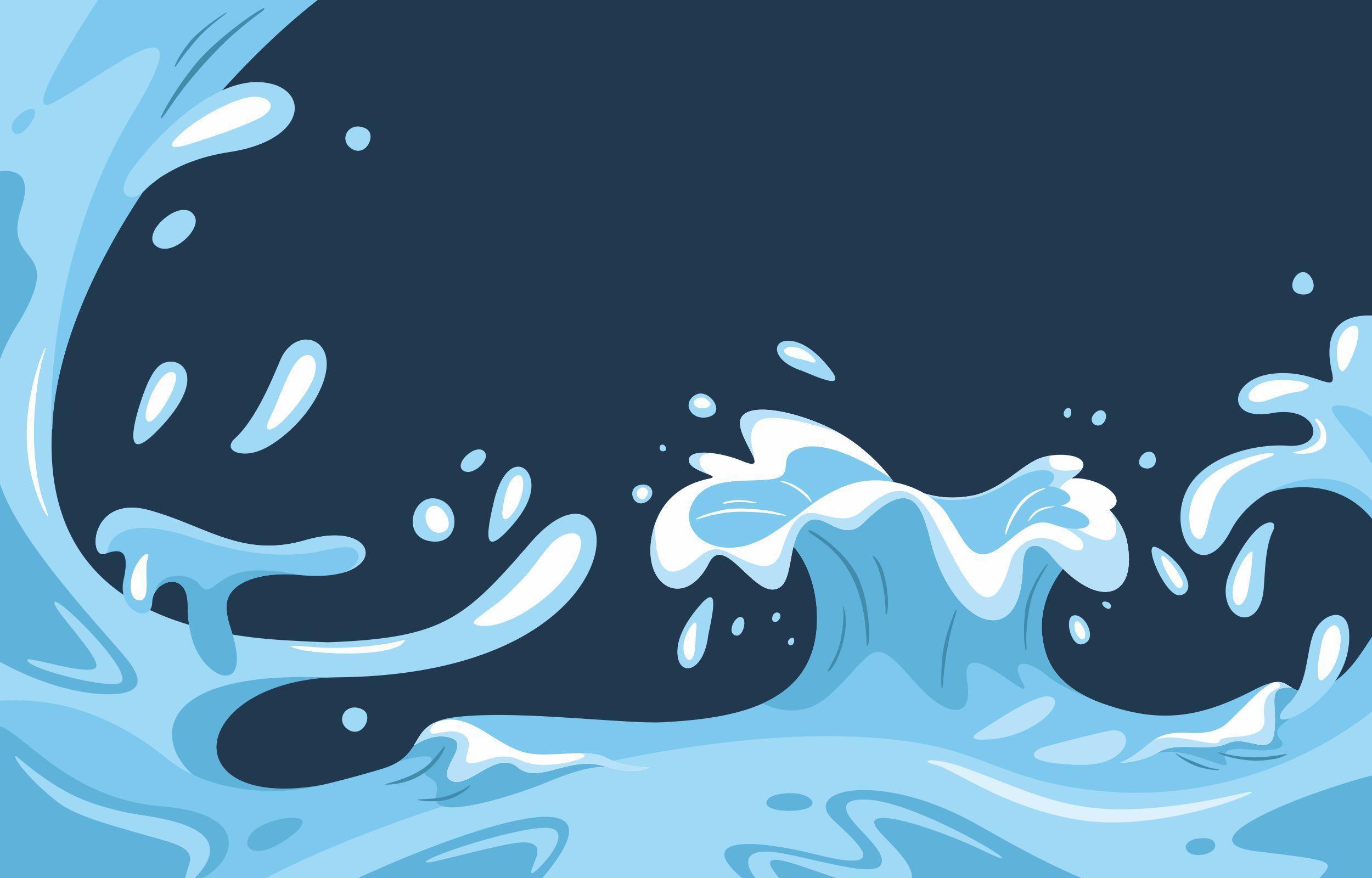 Water Splash Background Clip Art