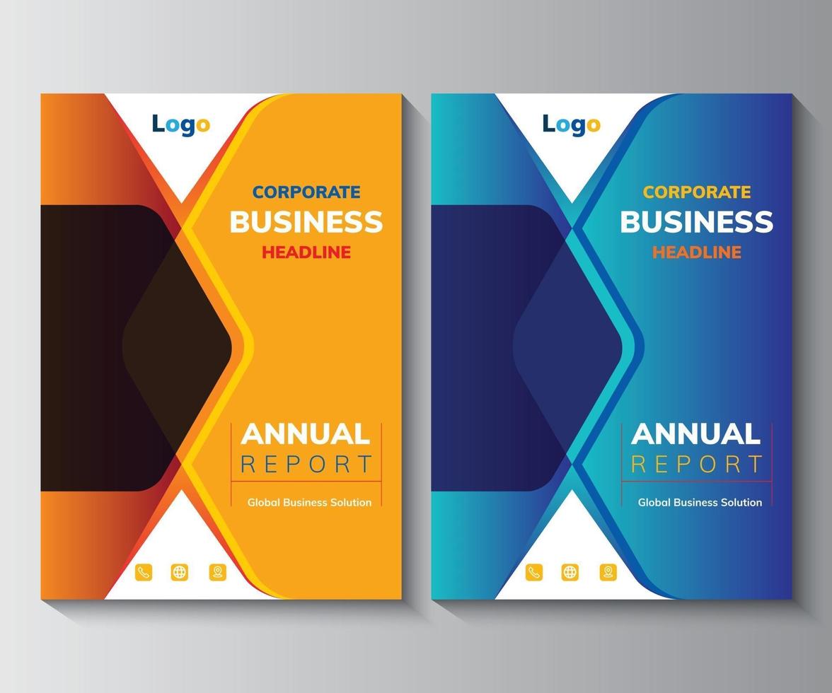 Annual Report design Layout Multipurpose use for any Project, annual report, Brochure, flyer, Poster, Booklet, etc. vector