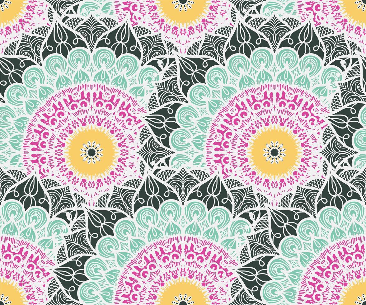 Mandala Seamless Pattern vector