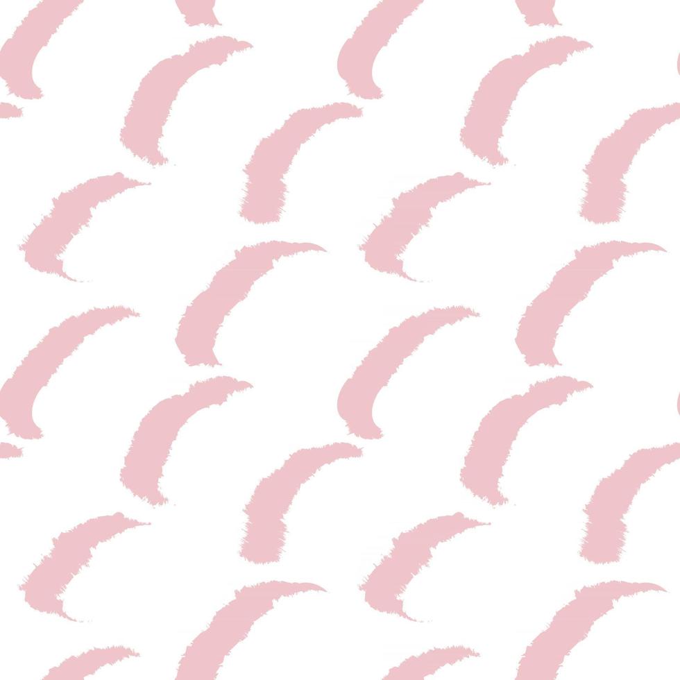 trazo de pincel rosa piel de patrones sin fisuras vector