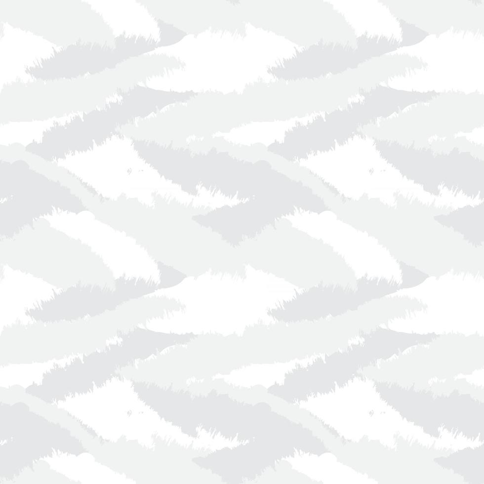 Black and White Brush Stroke Fur Seamless Pattern vector