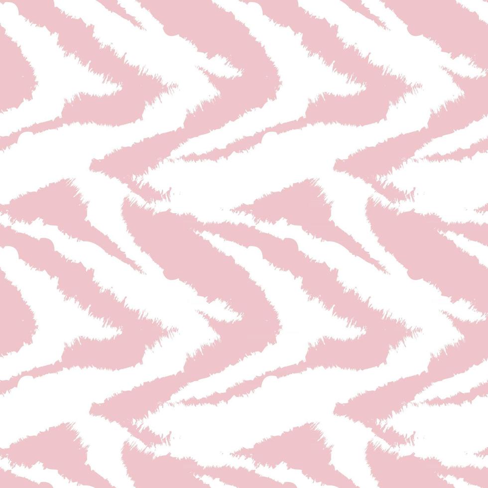 Pink Brush Stroke Fur Seamless Pattern vector