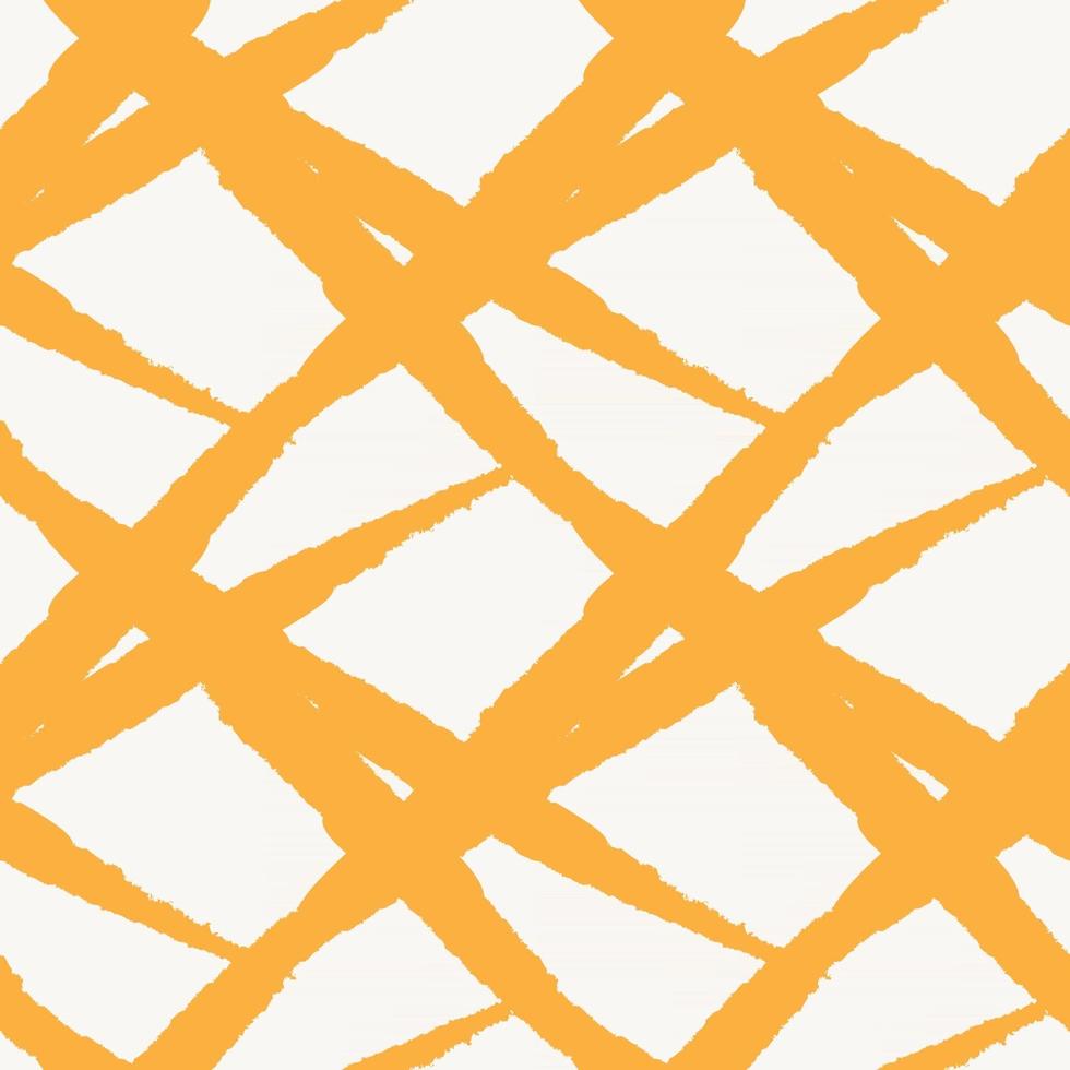 Orange Brush Stroke Fur Seamless Pattern vector