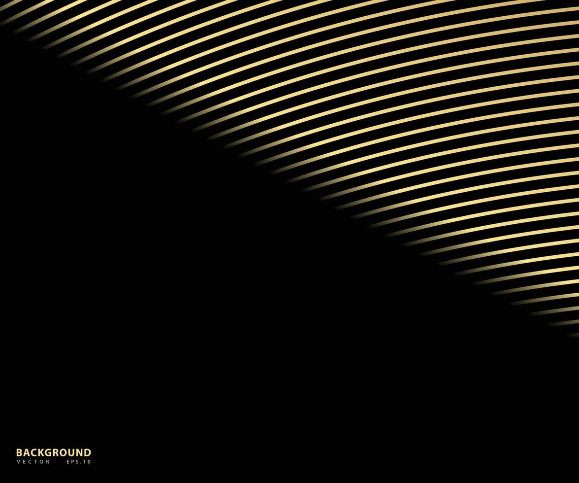 Striped gold texture, Abstract warped Diagonal Striped Background, waved lines texture. Brand new style for your business design, vector template for your ideas