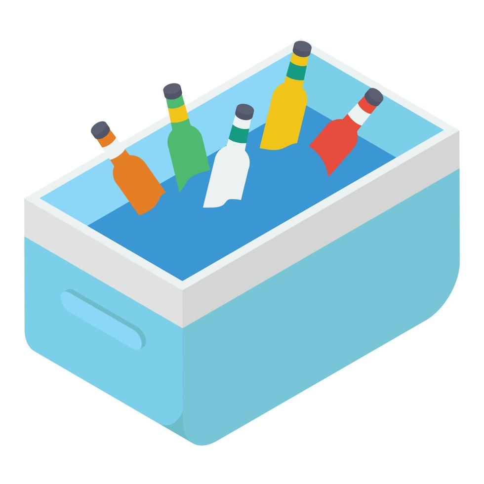 Beer Ice Box vector