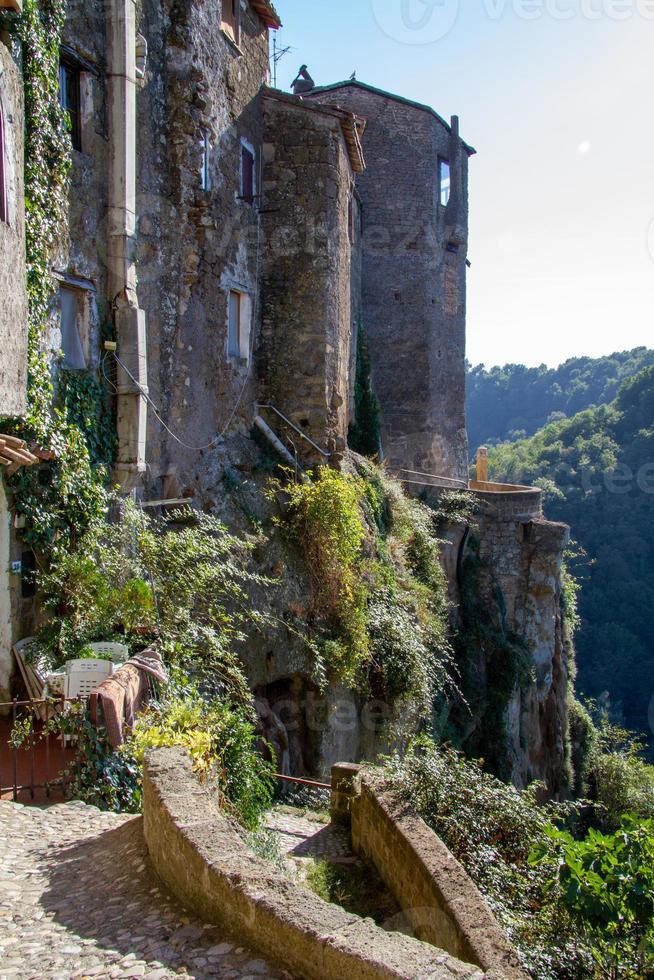 pueblo de calcata vechhia foto