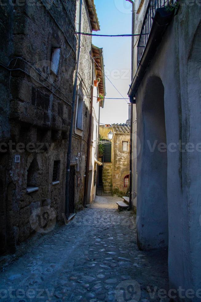 town of Calcata vechhia photo