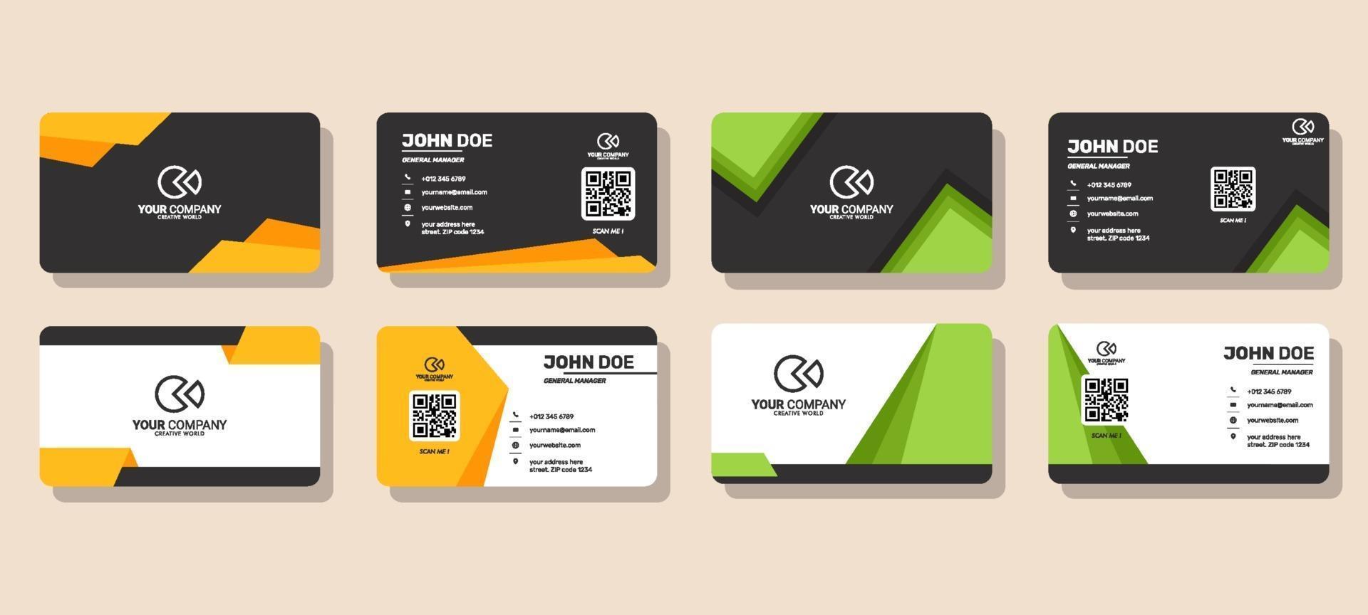 Business Card Template vector