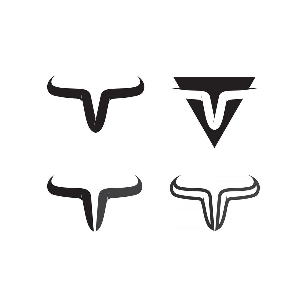 toro cabeza de búfalo vaca animal mascota diseño de logotipo vector para deporte cuerno búfalo animal mamíferos cabeza logo salvaje matador