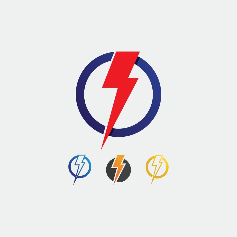 flash electric Vector lightning icon logo and symbols design AND illustration