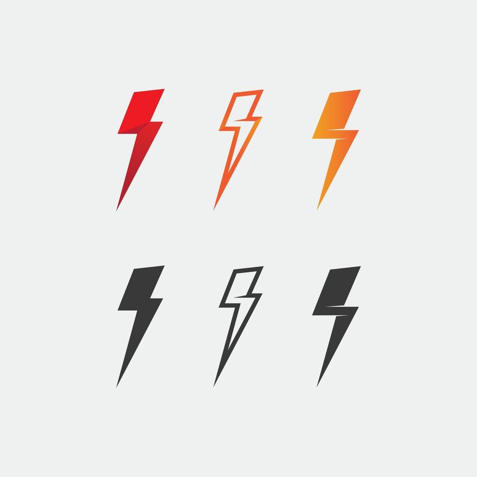 flash electric Vector lightning icon logo and symbols design AND illustration