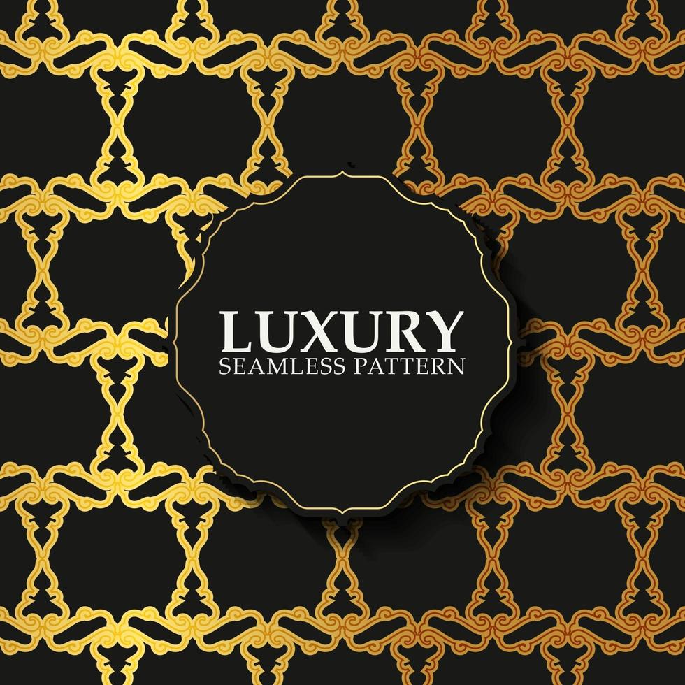 luxury dark seamless pattern background vector