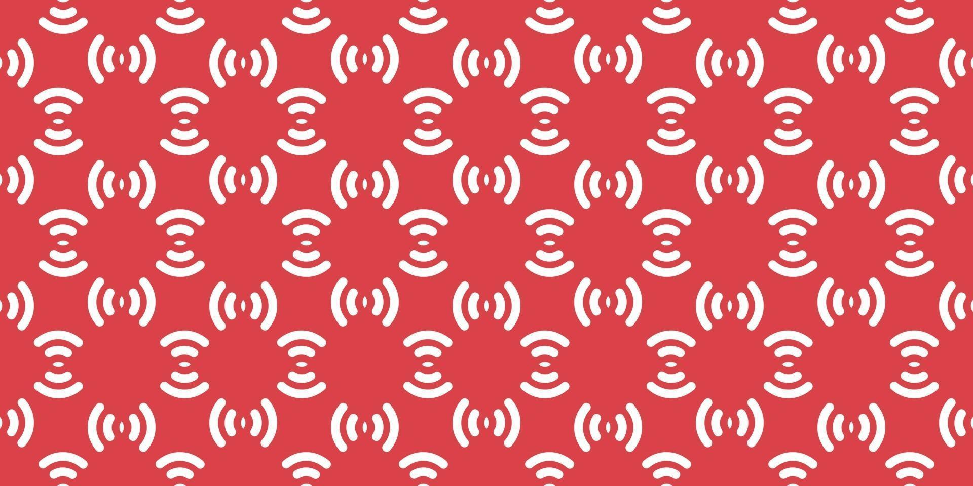 Seamless abstract curve pattern Vector illustration