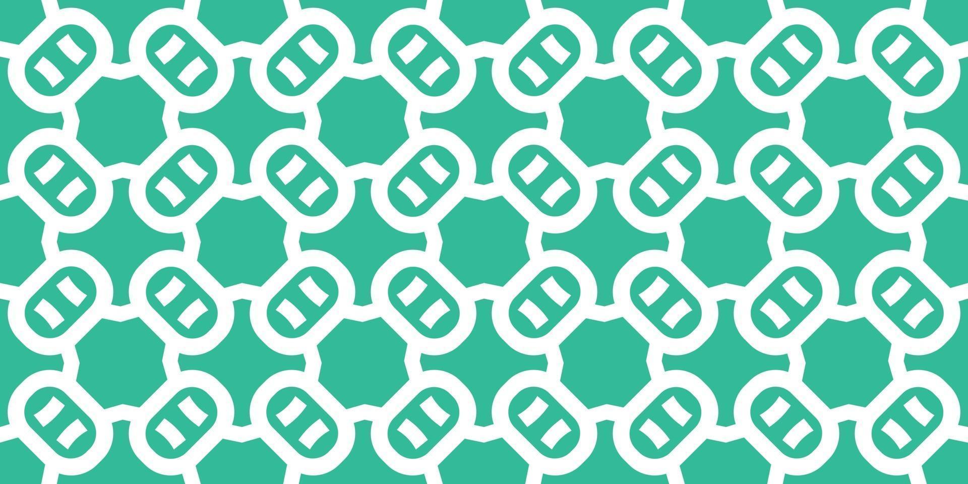 Abstract  seamless pattern. light green and white style pattern with oval. Vector illustration