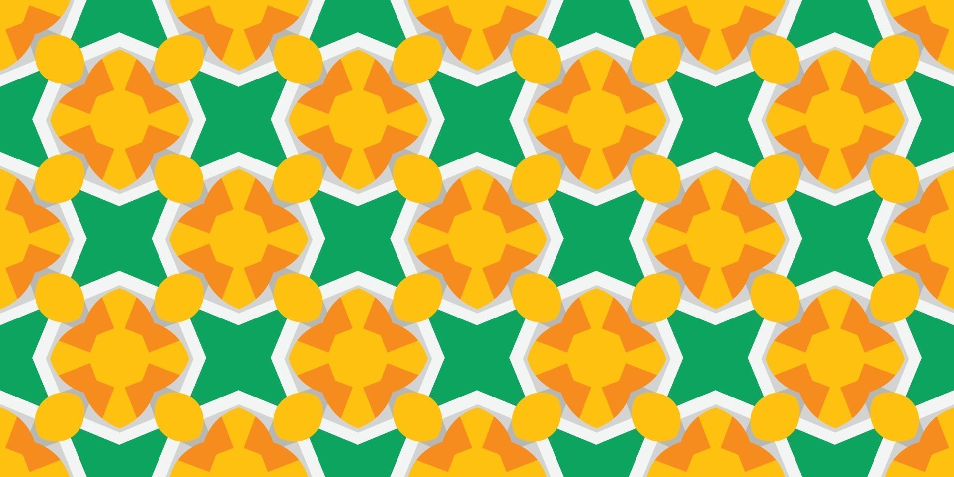 Abstract seamless pattern vector illustration yellow