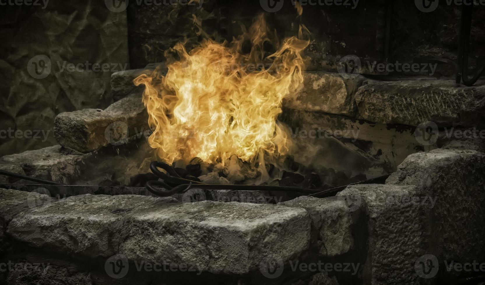 Fire flames moving photo