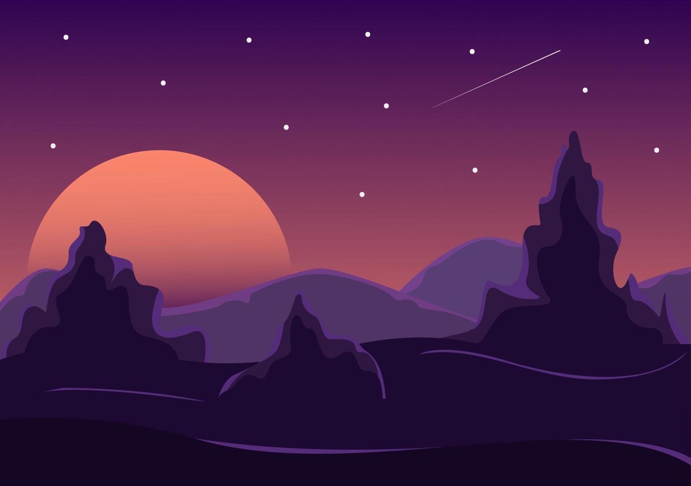 Space Background Illustration For Explore In Outer Space vector