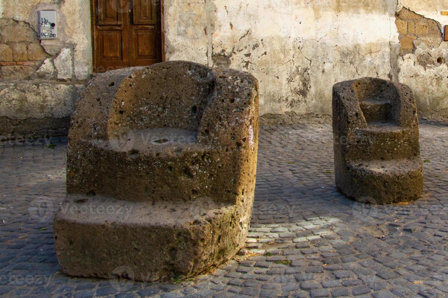 pueblo de calcata vechhia foto