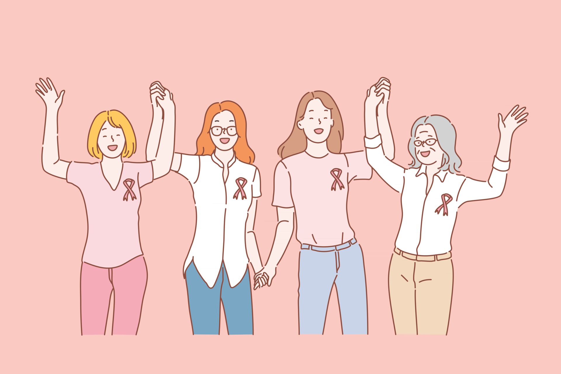 Health Breast Cancer Awareness Ribbon Concept 2868148 Vector Art At Vecteezy