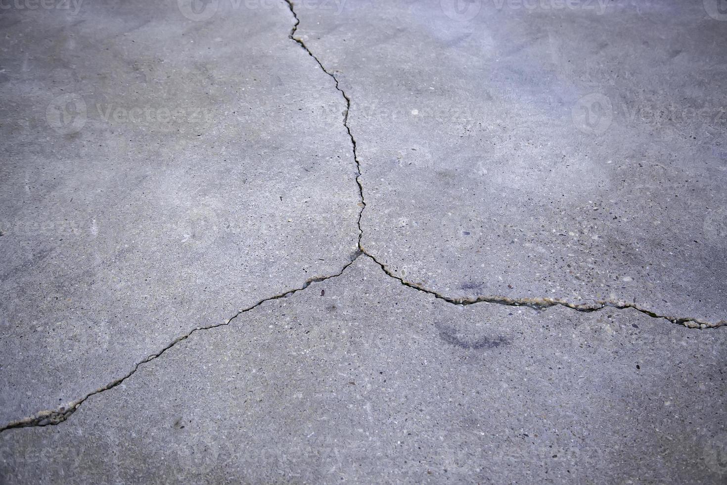 Broken street floor photo