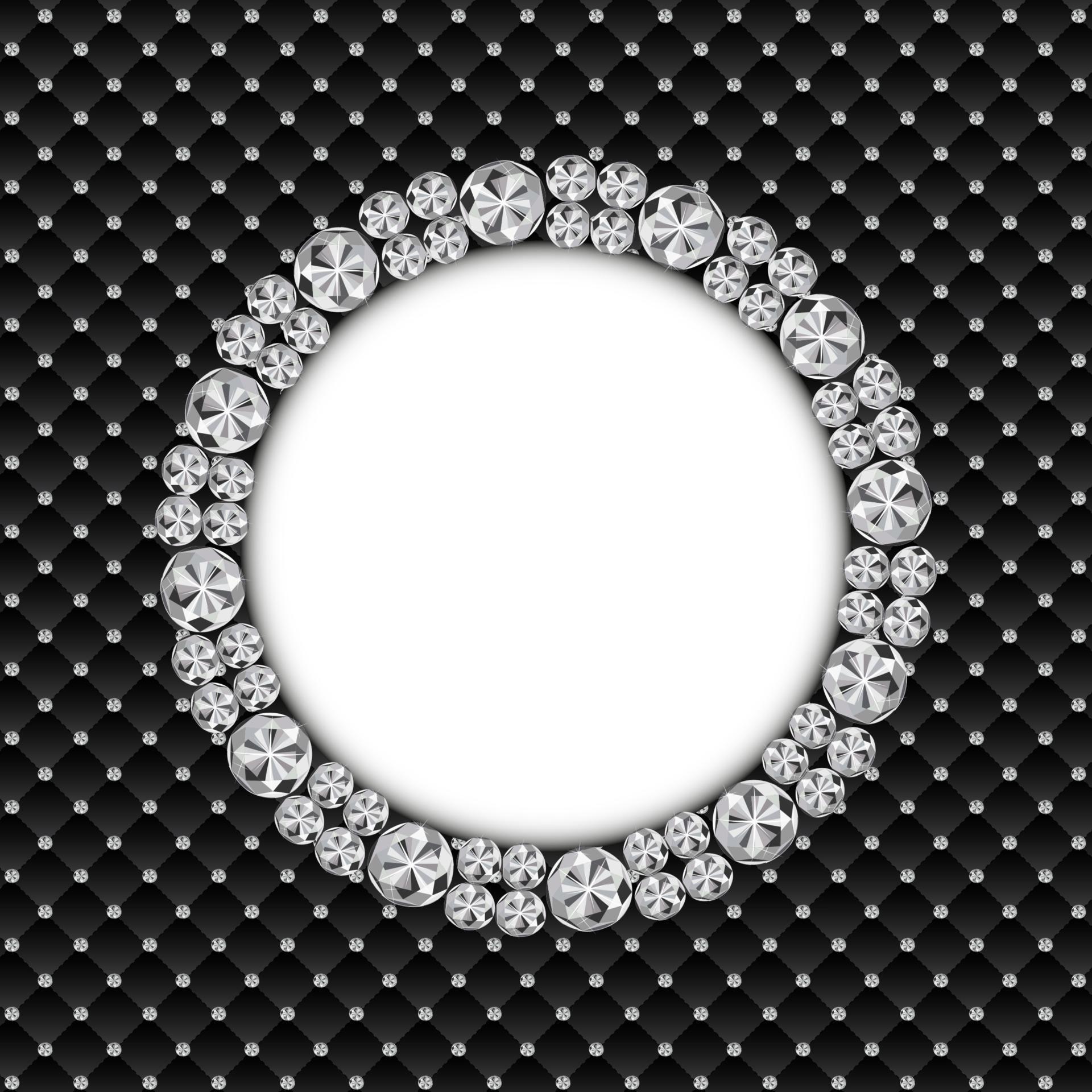 Abstract Luxury Black Diamond Background Vector Illustration 2868694
