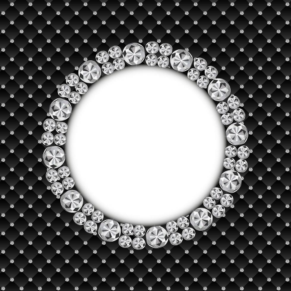 Abstract Luxury Black Diamond Background Vector Illustration