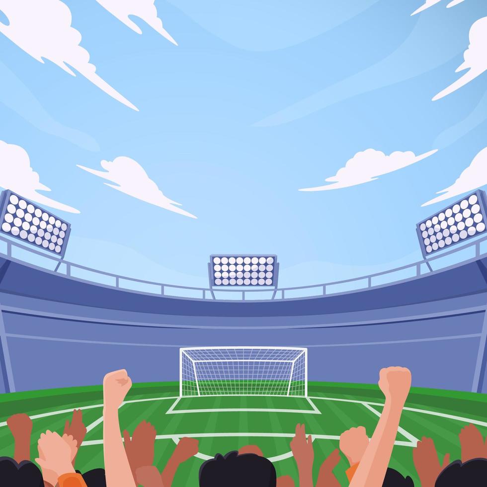 Soccer Fans in Stadium vector