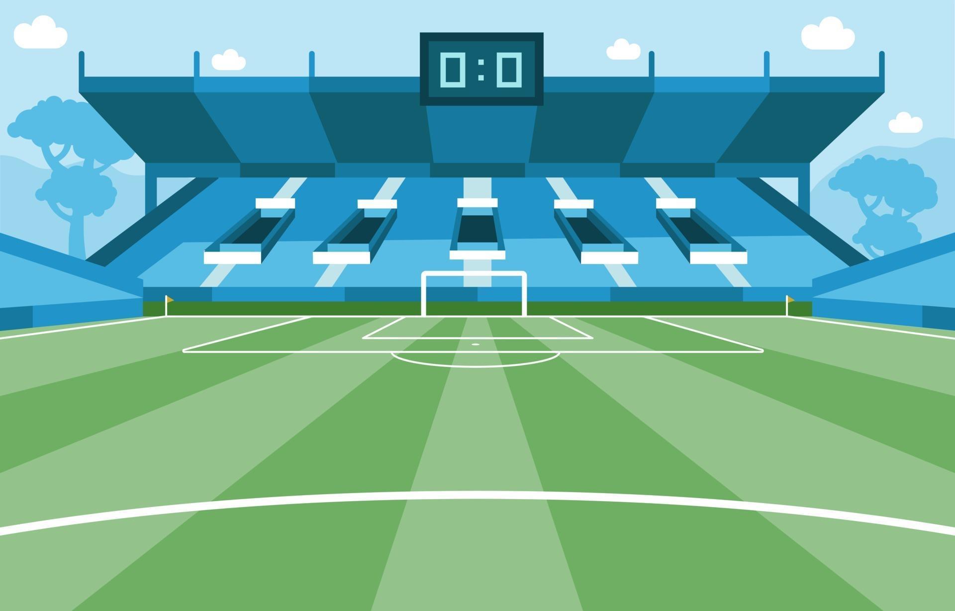 Football Stadium Background 2869964 Vector Art at Vecteezy