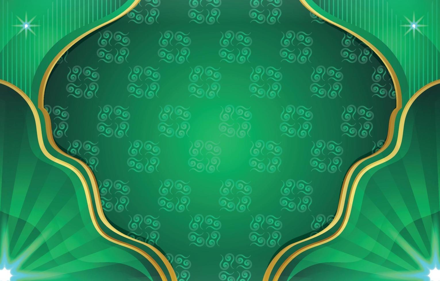 fondo verde moderno vector