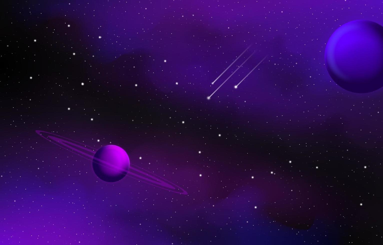 Scenery Space Background vector