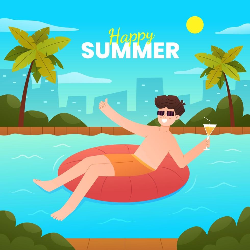 Summer Holiday Leisure Activity vector