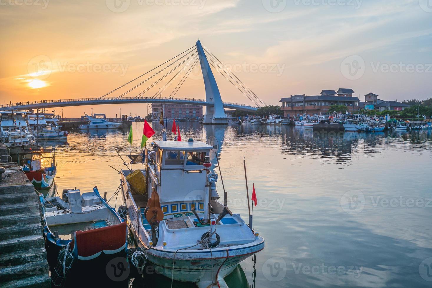 The Lover's Bridge at Fisherman's Wharf, Taipei, Taiwan photo