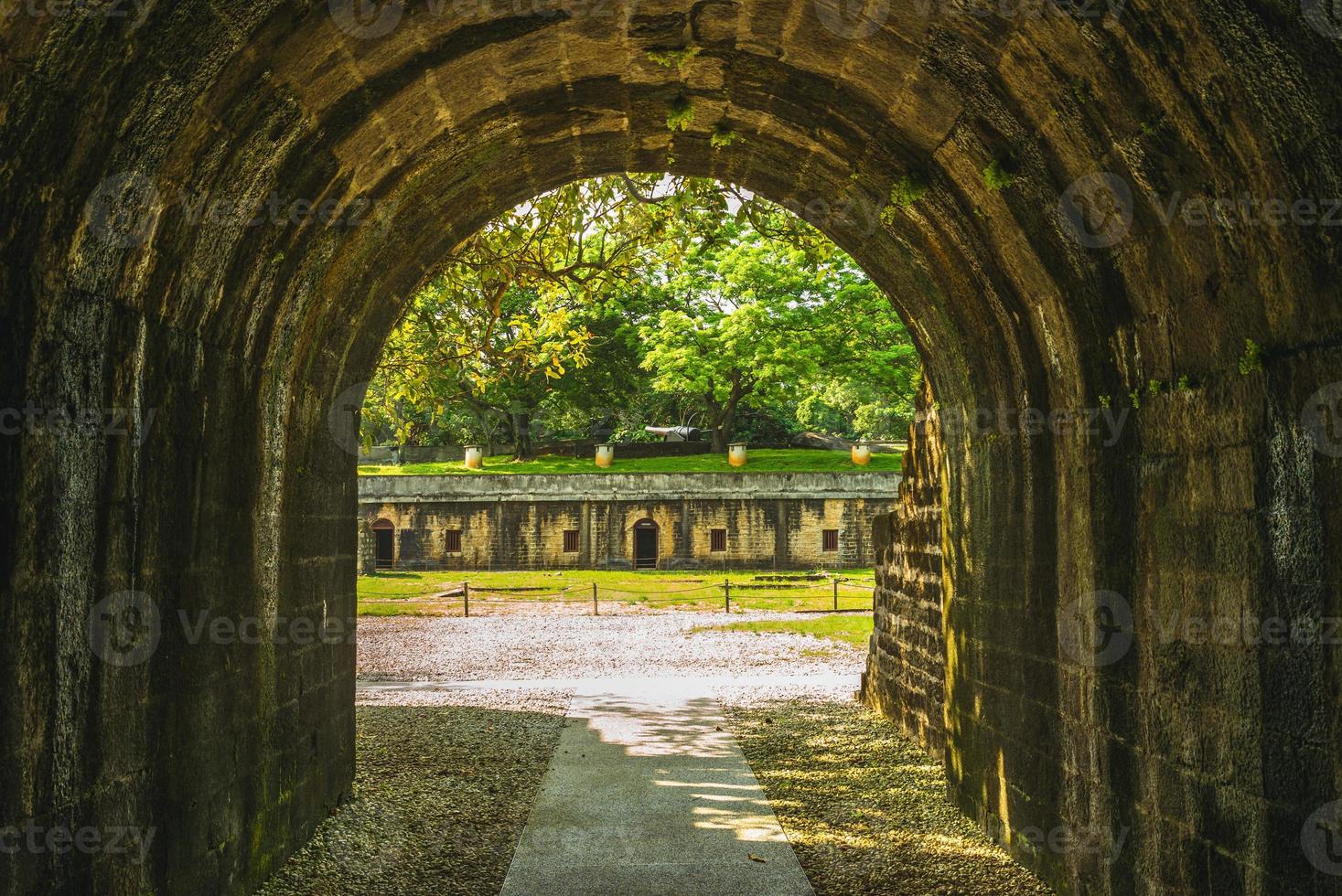 Hobe Fort, aka Huwei Fort, at Tamsui, Taipei, Taiwan photo