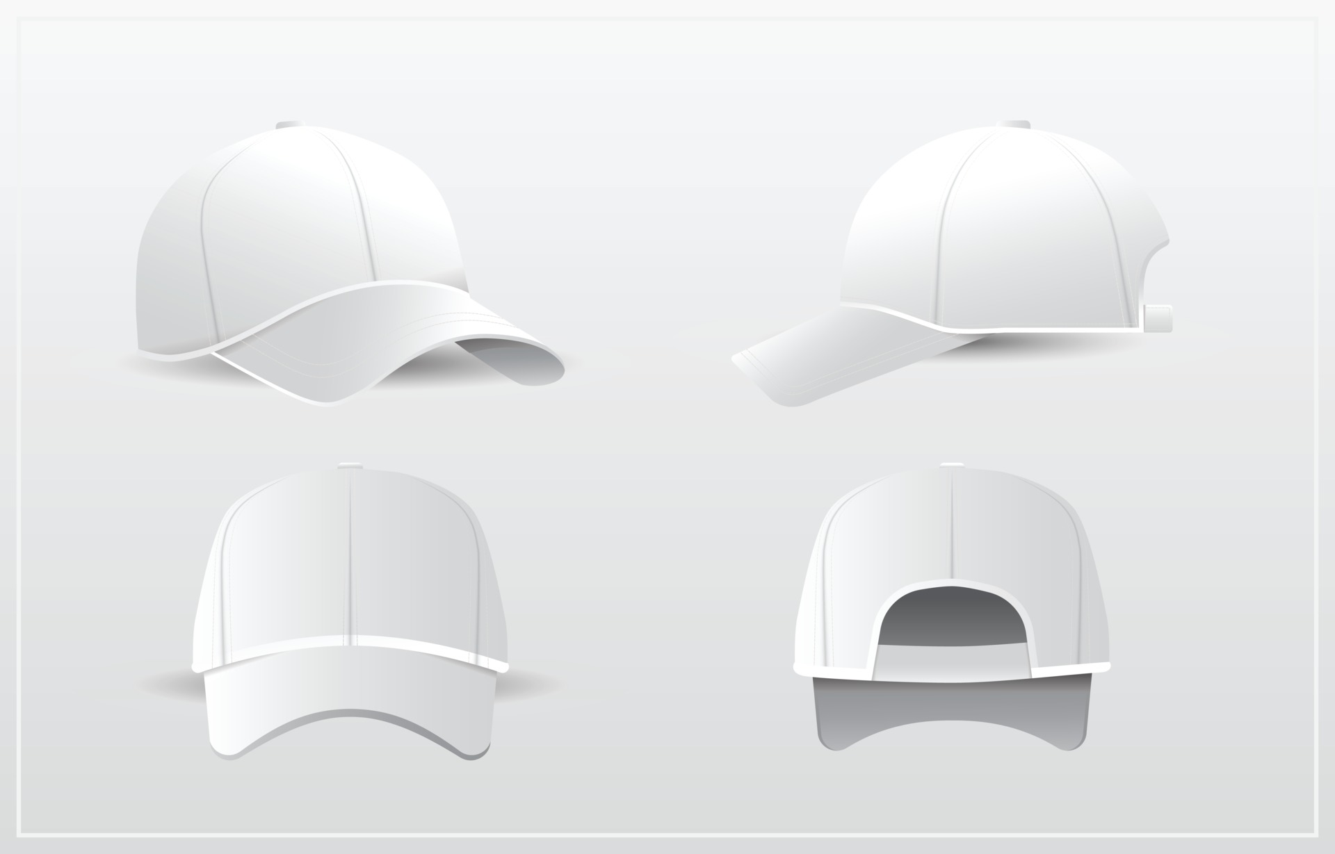 Realistic Hat Template 2870223 Vector Art at Vecteezy Realistic Hat Template 2870223 Vector Art at Vecteezy