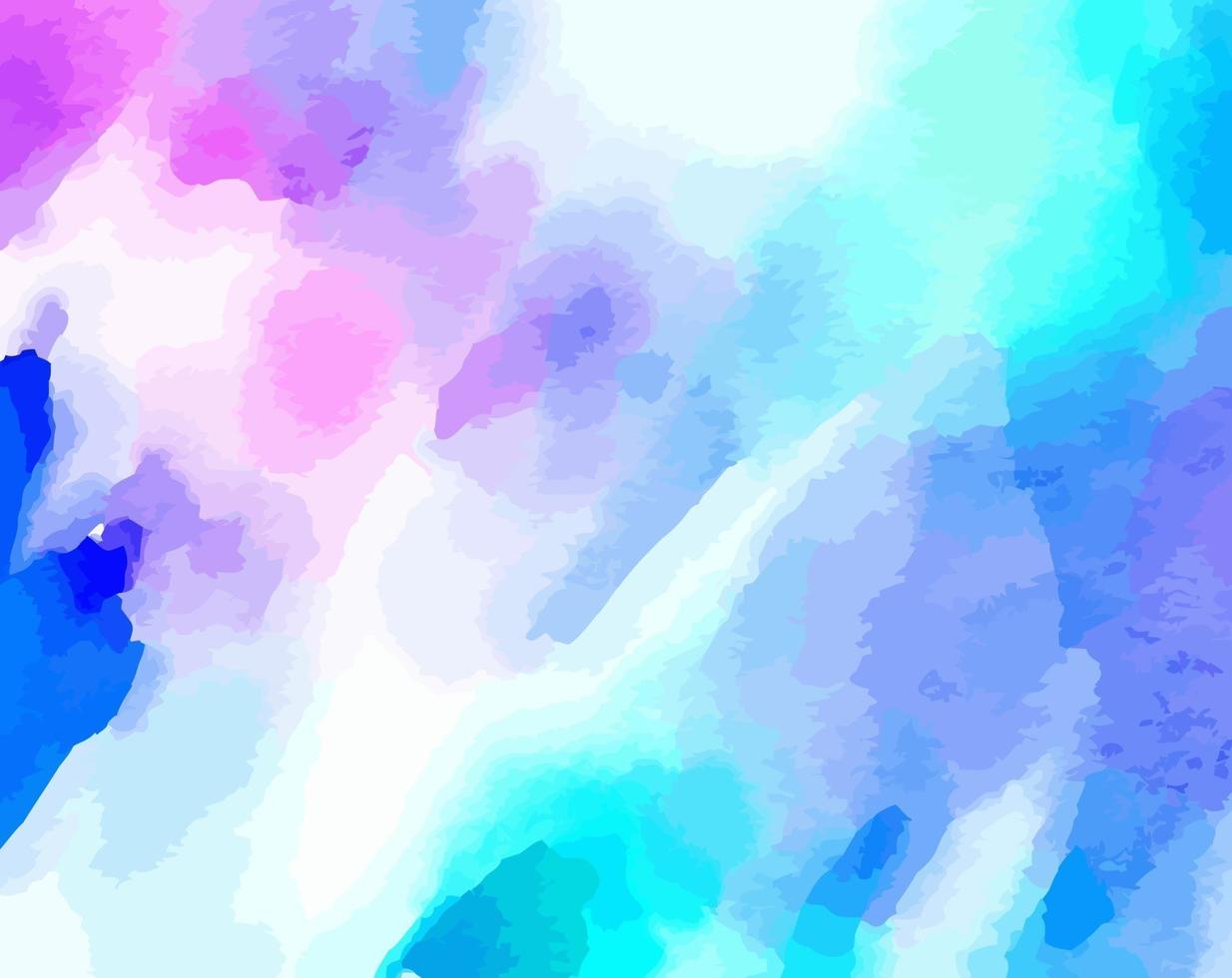 Blue Watercolor Background Wash vector