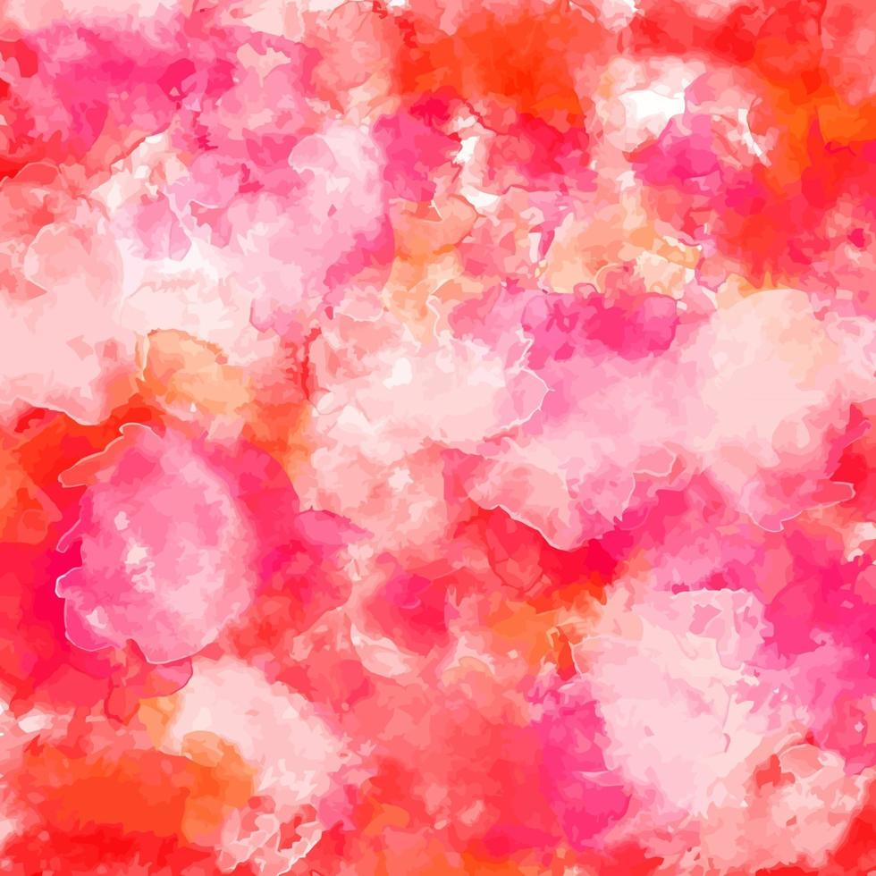 Mottled Red Watercolor Background Effect vector