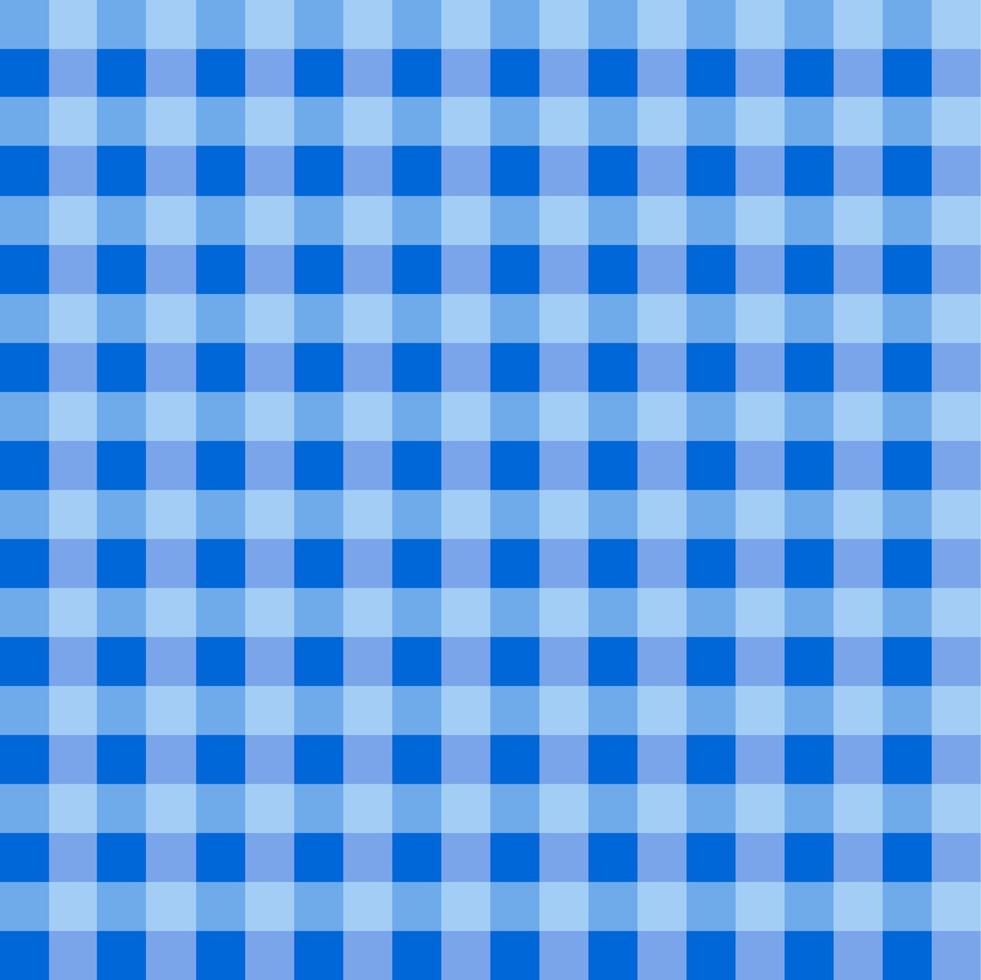 Blue Gingham Tablecloth Pattern vector