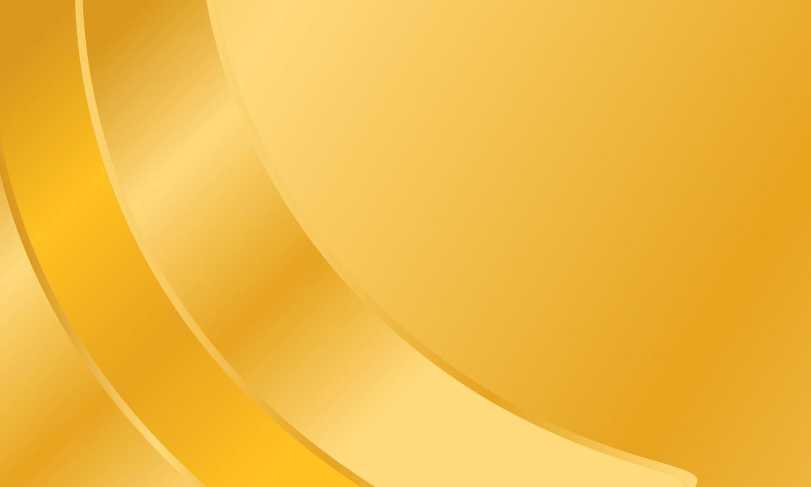 Modern Golden Corporate Business Background With Curved Lines vector