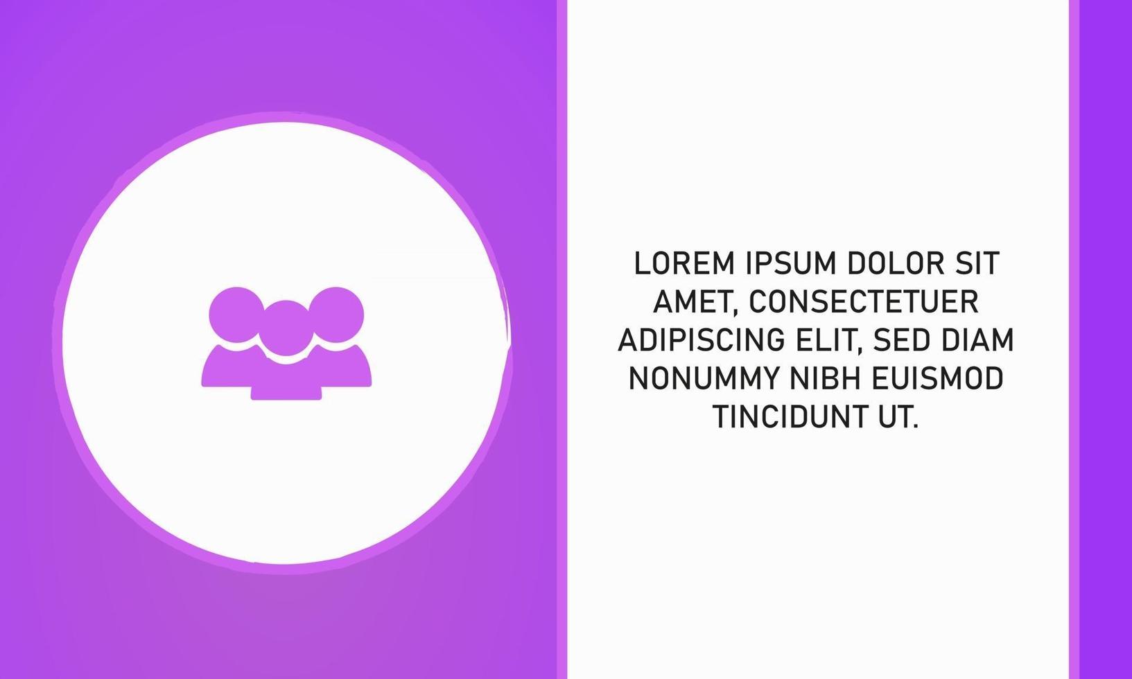 Abstract Purple Business Banner Background vector