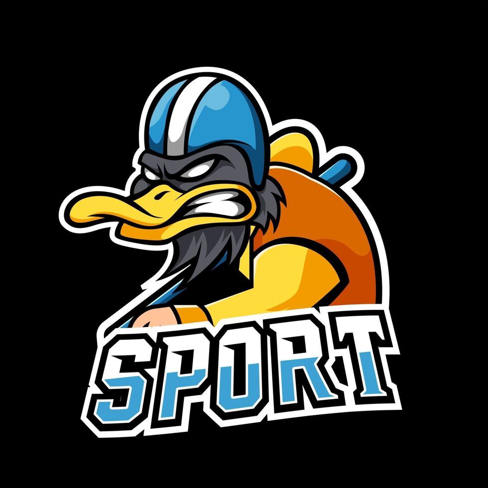 Biliard sport or esport gaming mascot logo template, for your team vector