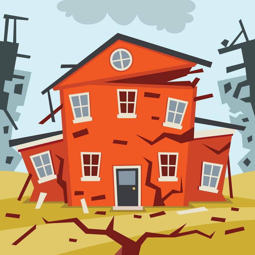 Natural Disaster Catastrophe And Crisis vector