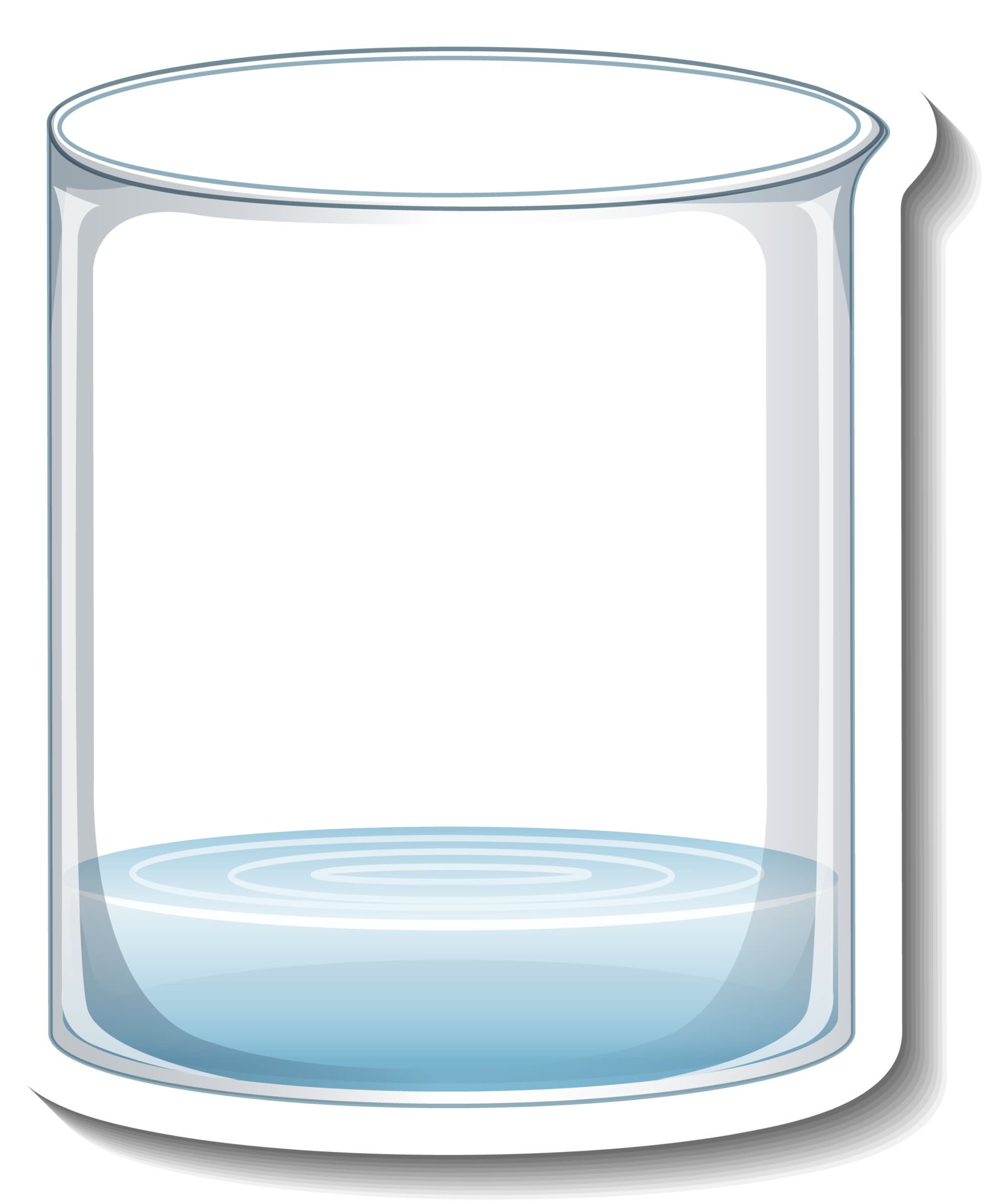 A sticker template with laboratory glassware isolated 2871391 Vector Art at Vecteezy