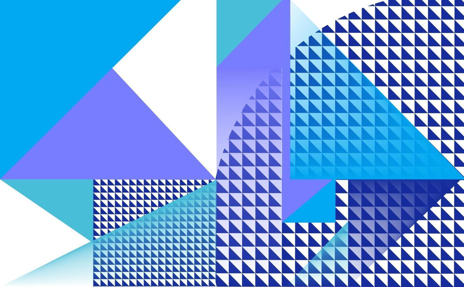 fondo geométrico de forma triangular vector