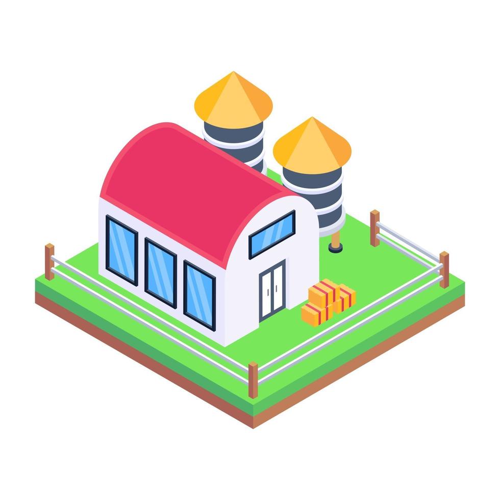 Barn Storage Depot vector