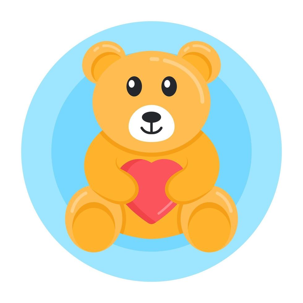 Teddy Bear Plaything vector