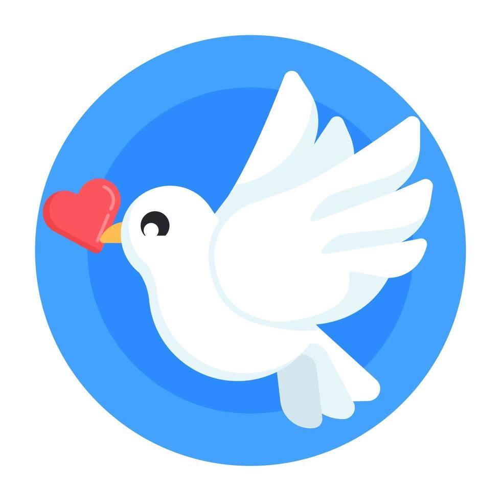 Love Pigeon and Dove vector