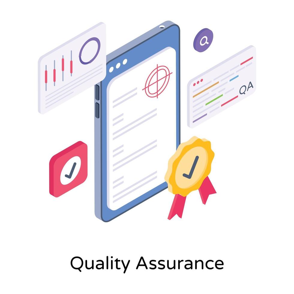 Quality Assurance Checking vector