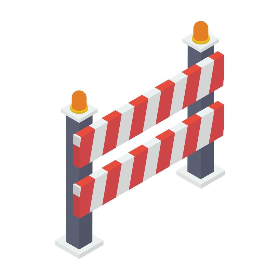 Road Barrier Concepts vector